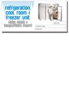 Refrigeration, Cool Room & Freezer Unit Safety Check Logbook