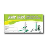 Jenie Hoist Safety Check Logbook