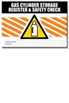 Gas Cylinder Storage Register & Safety Check 