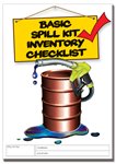 Basic Spill Kit Inventory Checklist Logbook